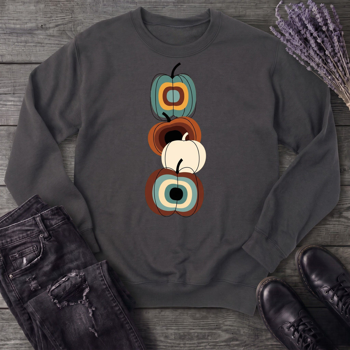 Mid Century Pumpkins Sweatshirt