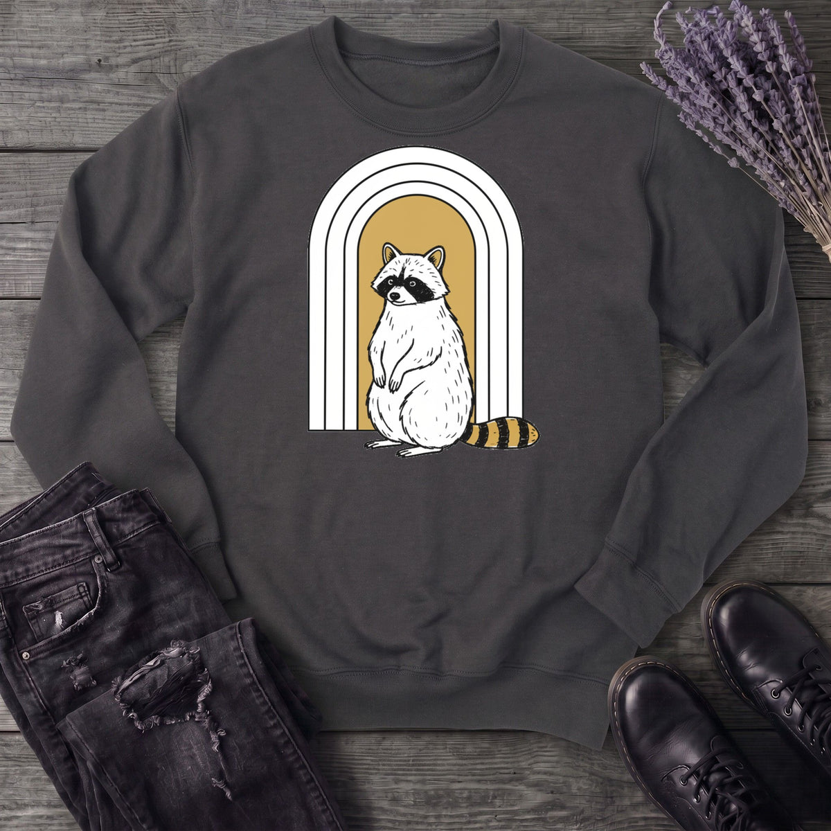 Raccoon Arch Sweatshirt