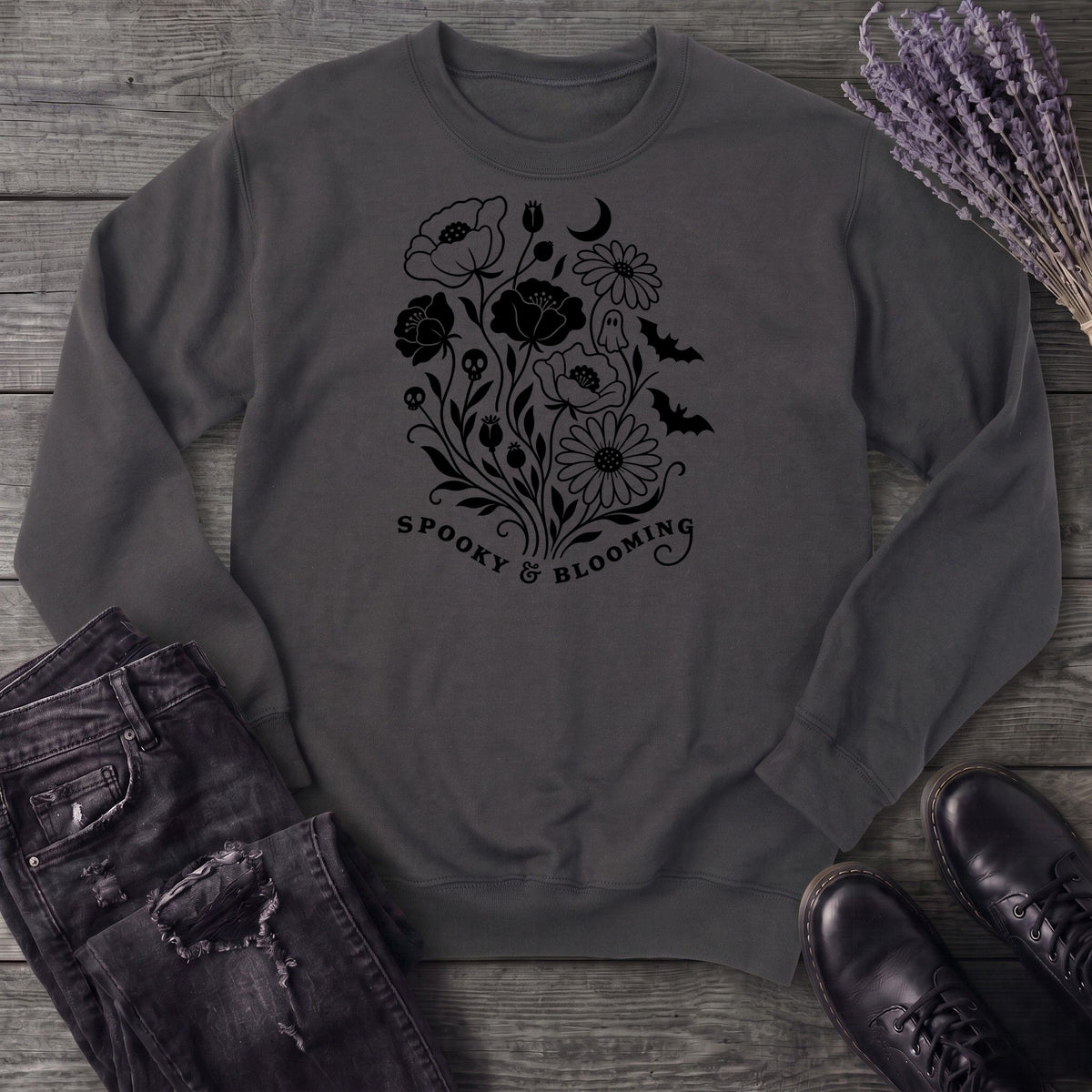 Spooky and Blooming Sweatshirt