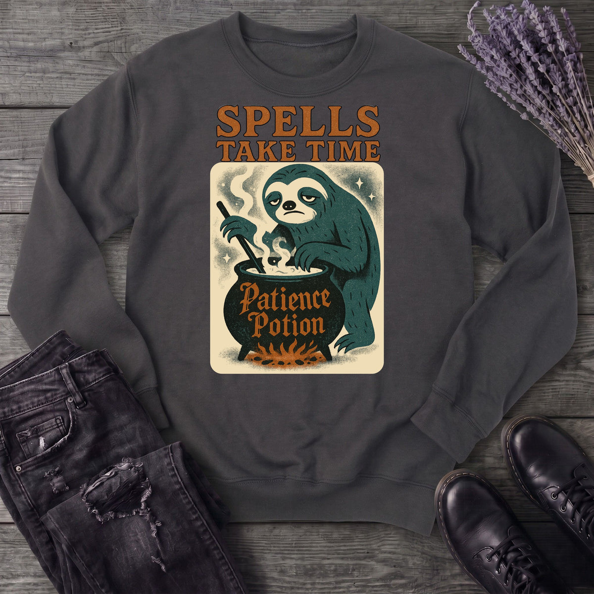 Spells Take Time Sweatshirt