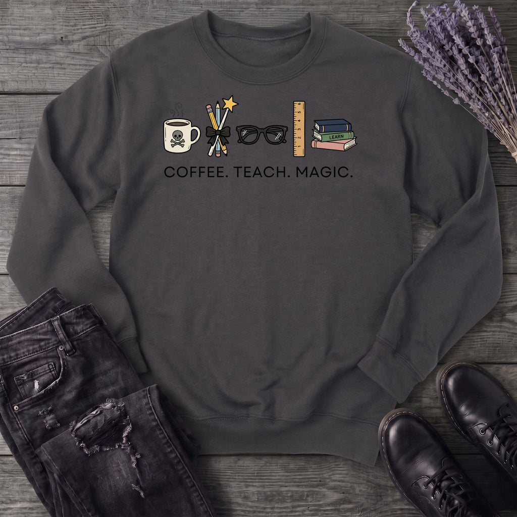 Coffee Teach Magic Sweatshirt