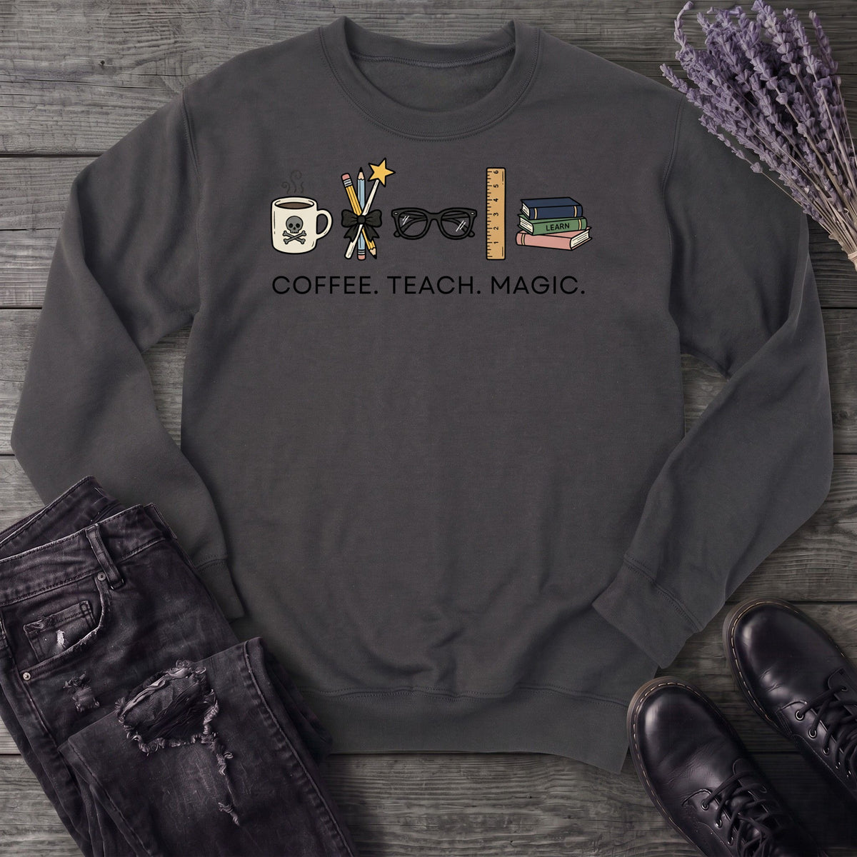 Coffee Teach Magic Sweatshirt