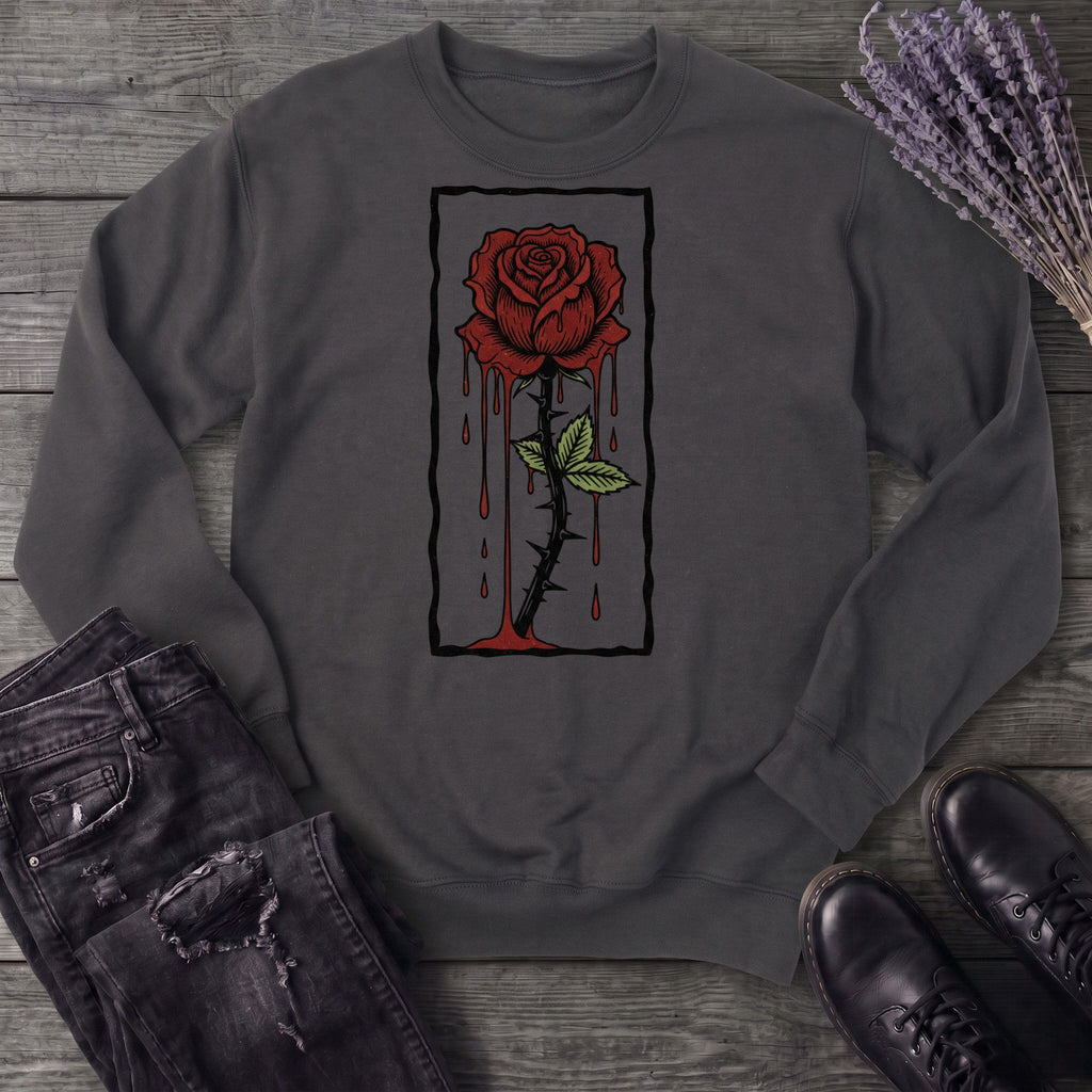 dripping rose Sweatshirt