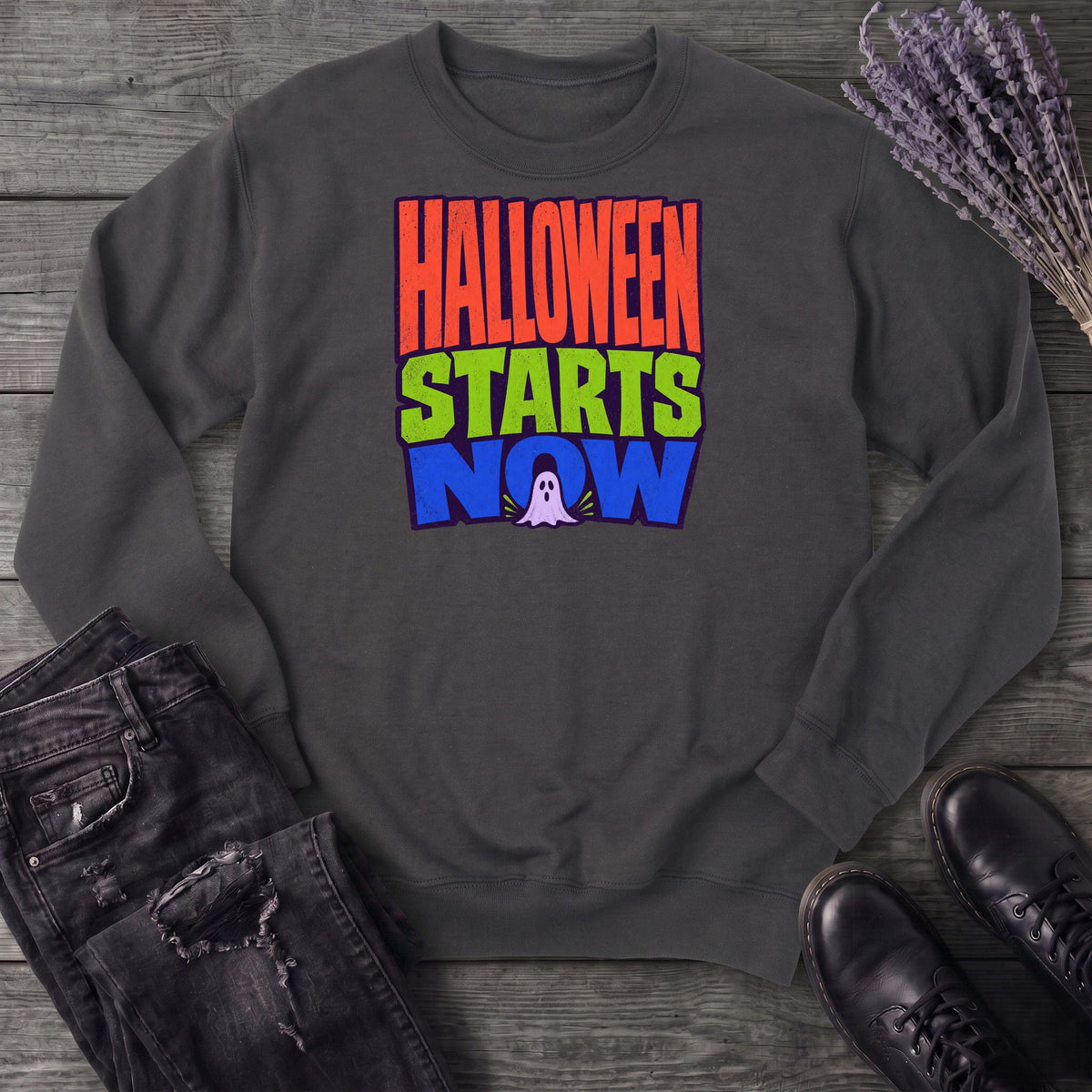 Halloween Starts Now Sweatshirt