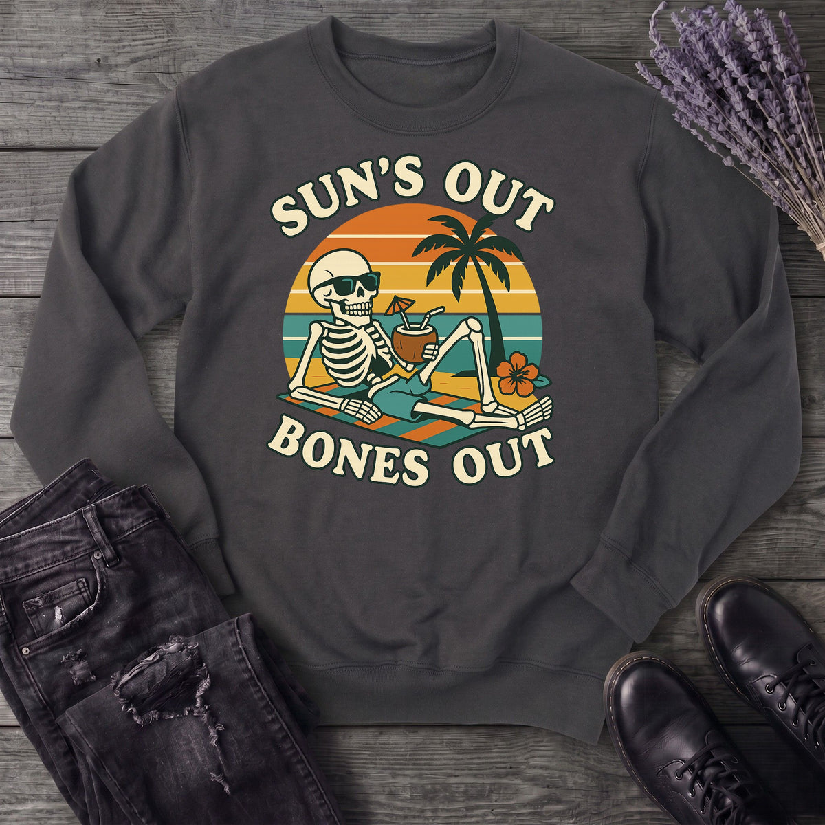 Suns Out Bones Out Sweatshirt