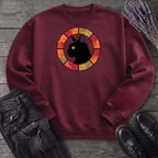 Black Cat Autumn Medallion Sweatshirt