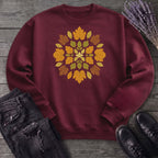 autumn leaves mandala Sweatshirt