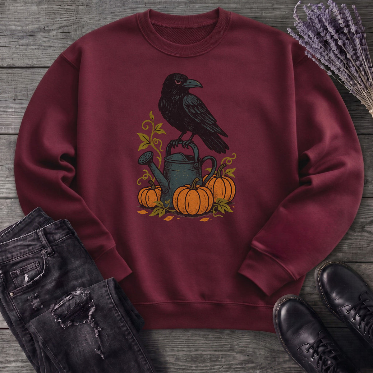 Raven Pumpkin Patch Sweatshirt