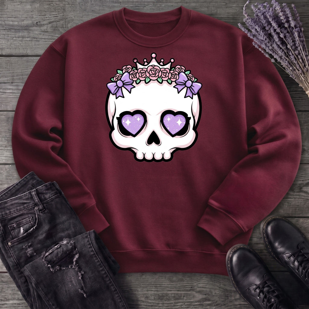 Cute Princess Skull Sweatshirt