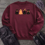 Black Cat Costume Party Sweatshirt