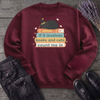 books and cats Sweatshirt