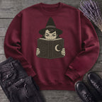 Witch Reading Sweatshirt