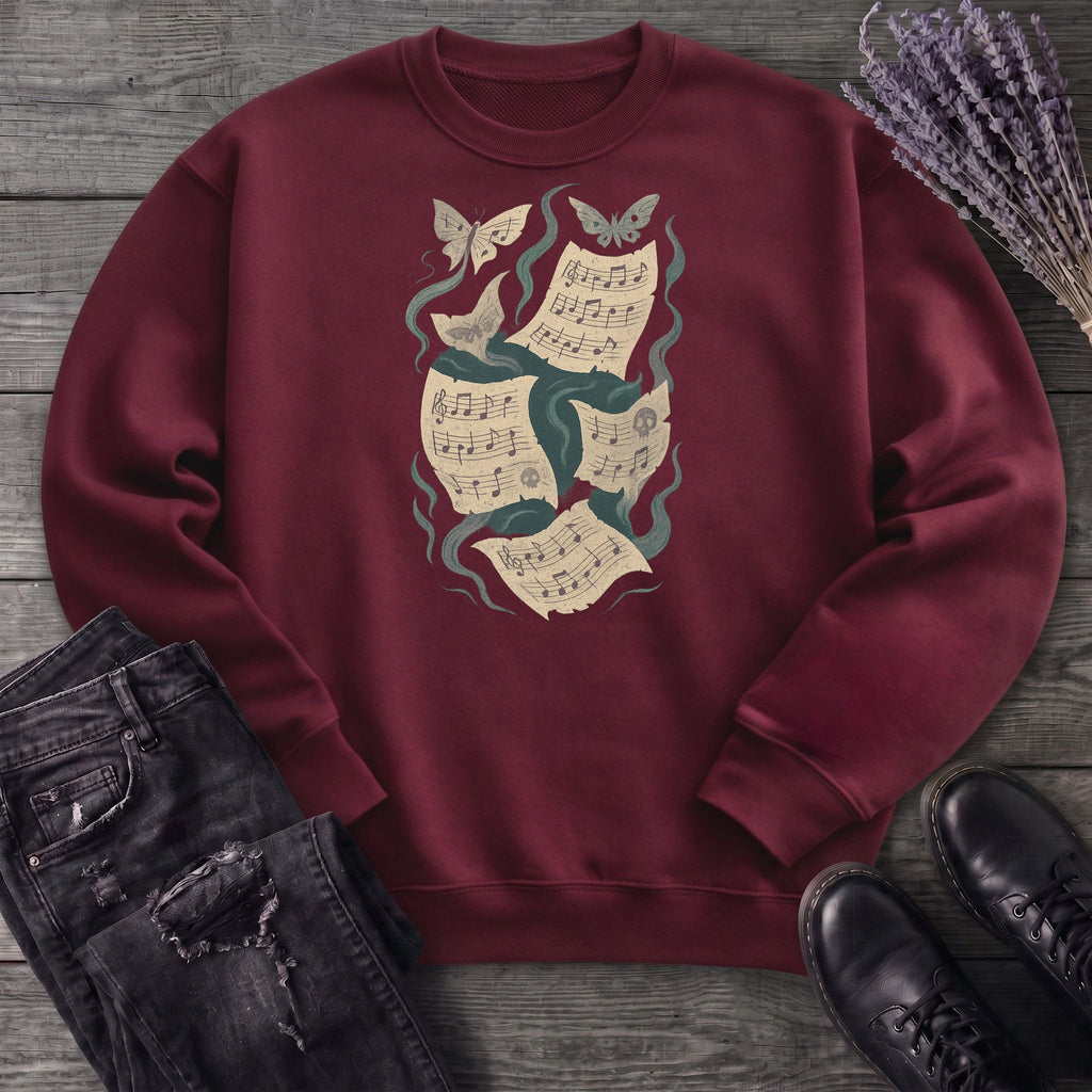 Spectral Sheet Music Sweatshirt