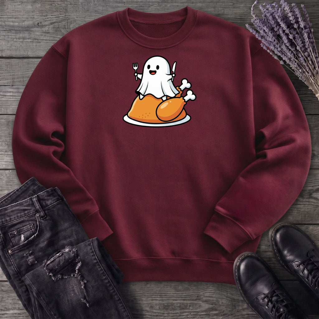 Ghost On Turkey Sweatshirt