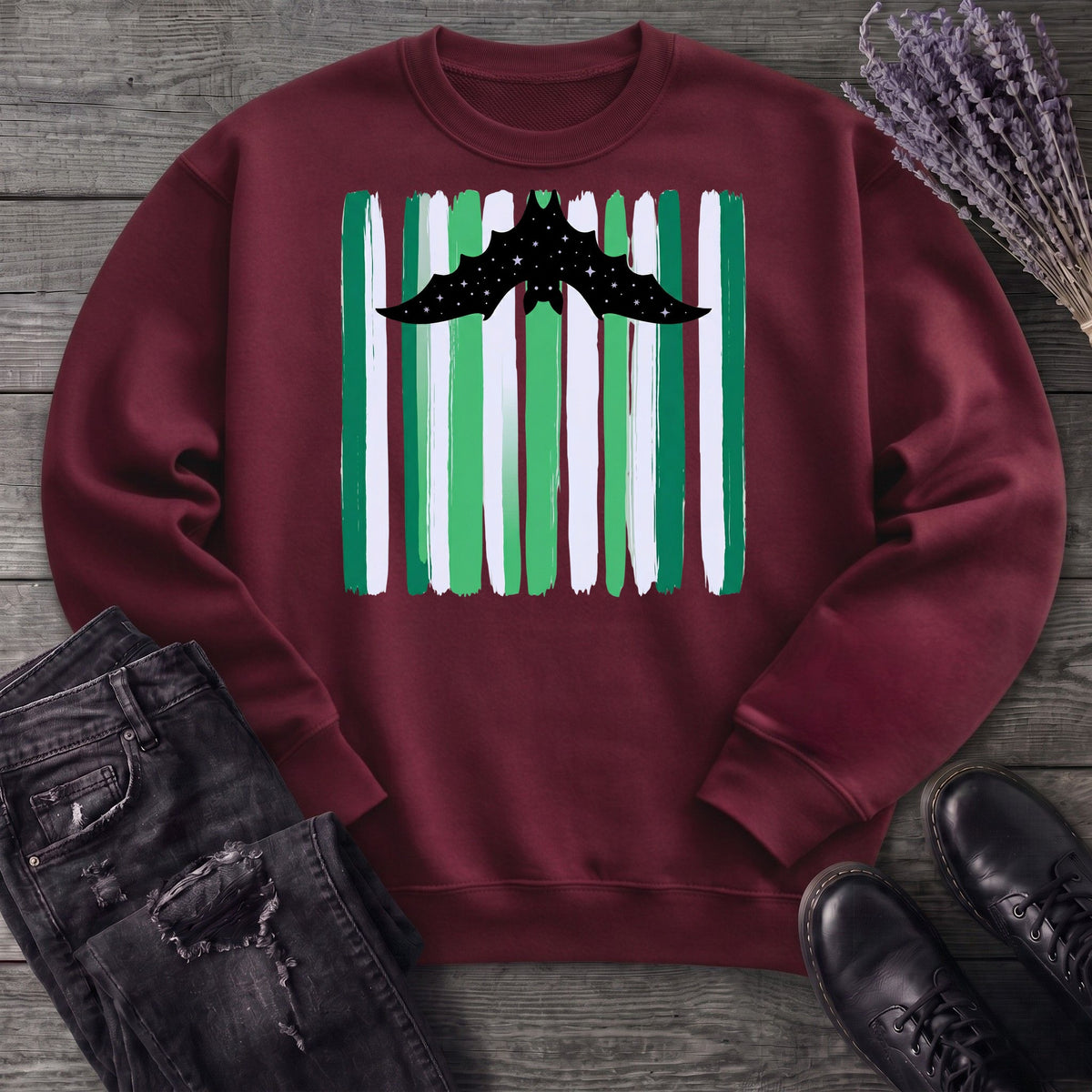 celestial dopamine maximalist bat Sweatshirt