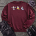 ghost_trio_knitting Sweatshirt