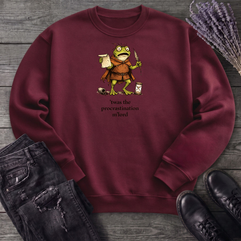 Twas The Procrastination Sweatshirt