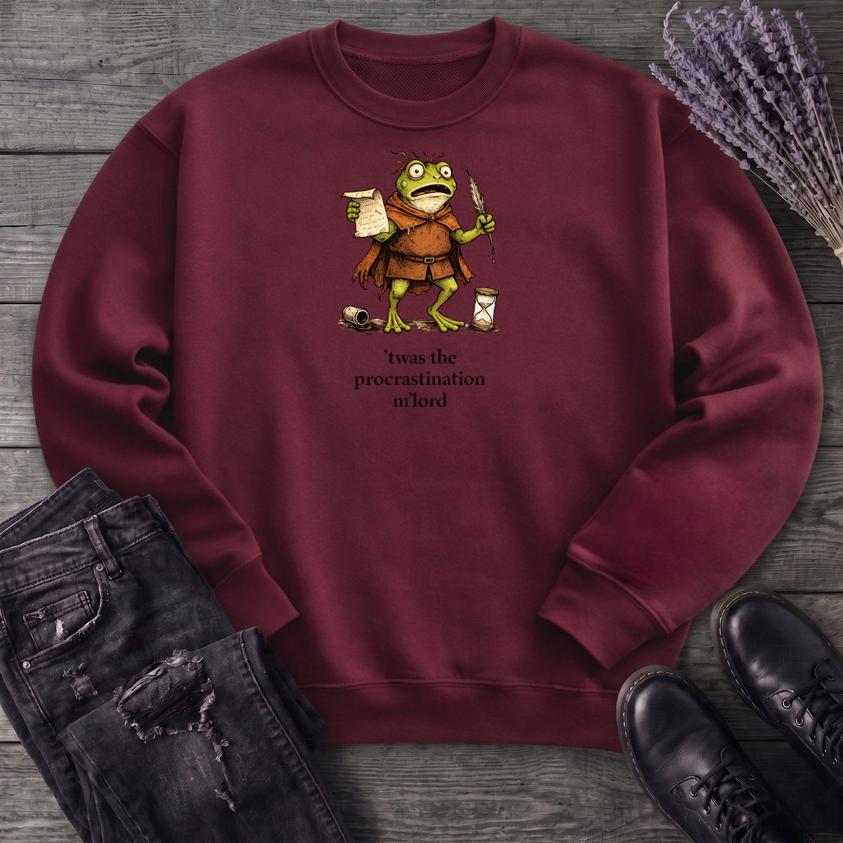 Twas The Procrastination Sweatshirt
