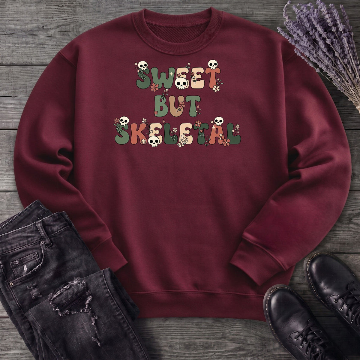 Sweet But Skeletal Sweatshirt