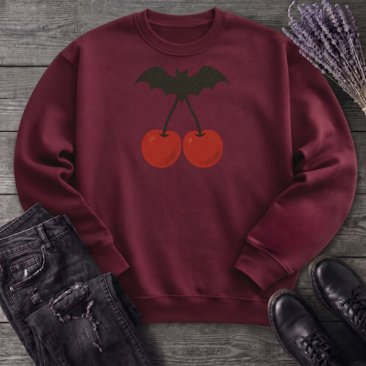 Bat Cherries Sweatshirt