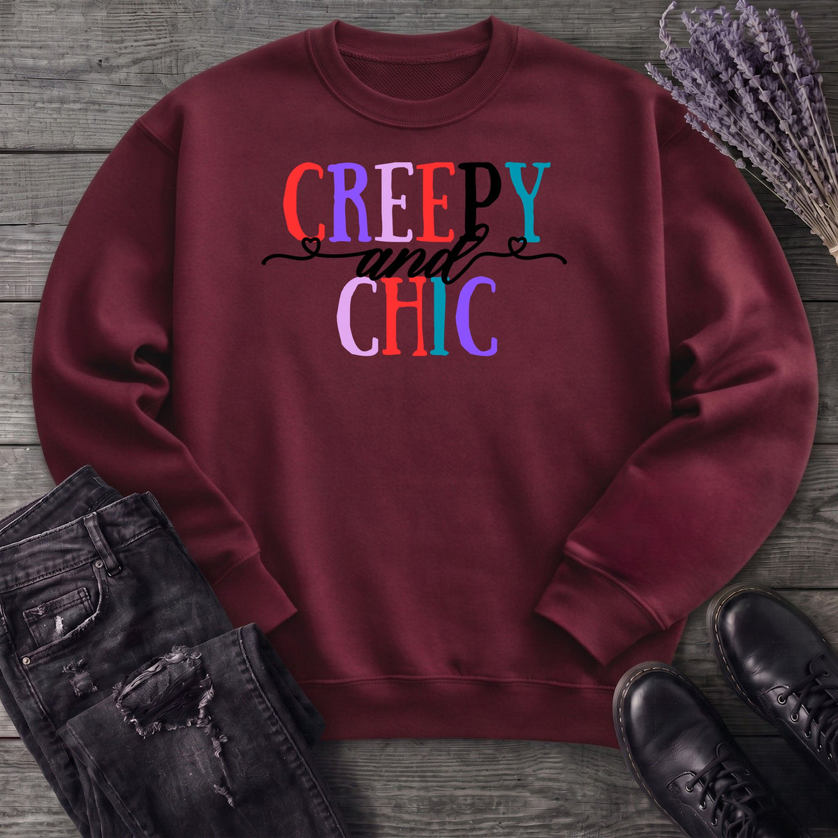 Creepy And Chic Sweatshirt