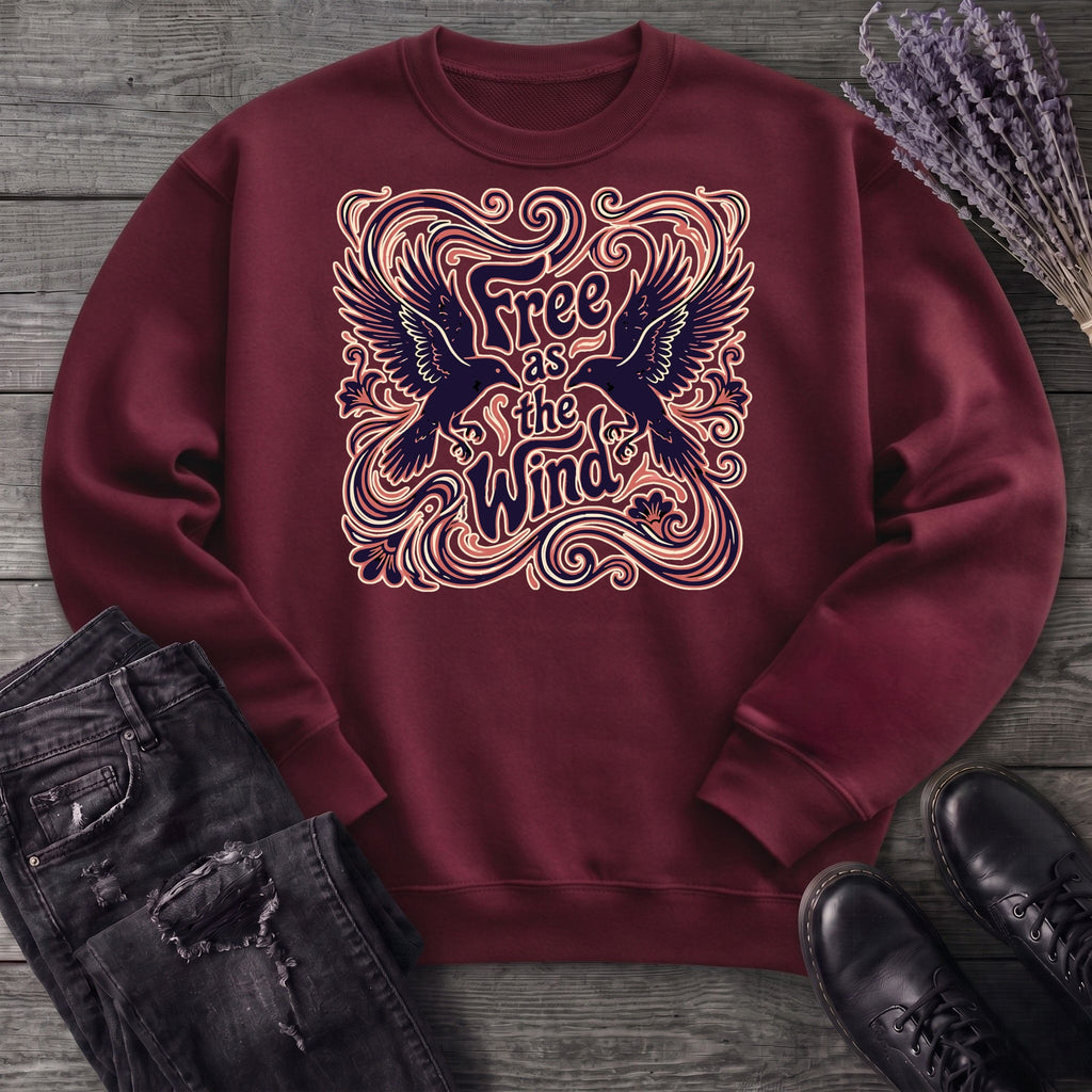 Free As The Wind Crows Sweatshirt