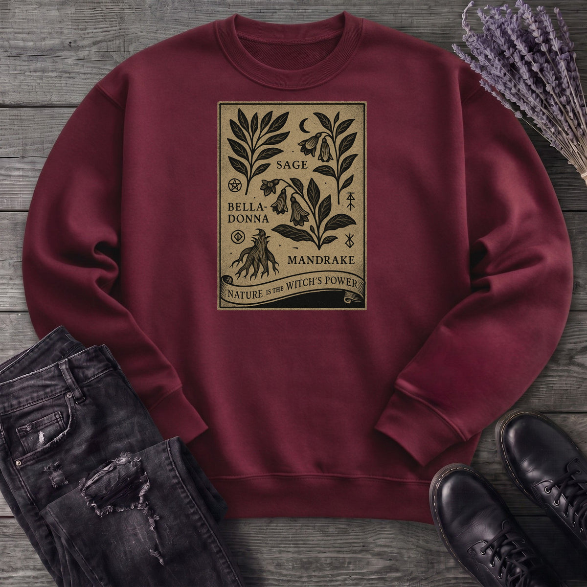 Nature Is The Witchs Power Sweatshirt
