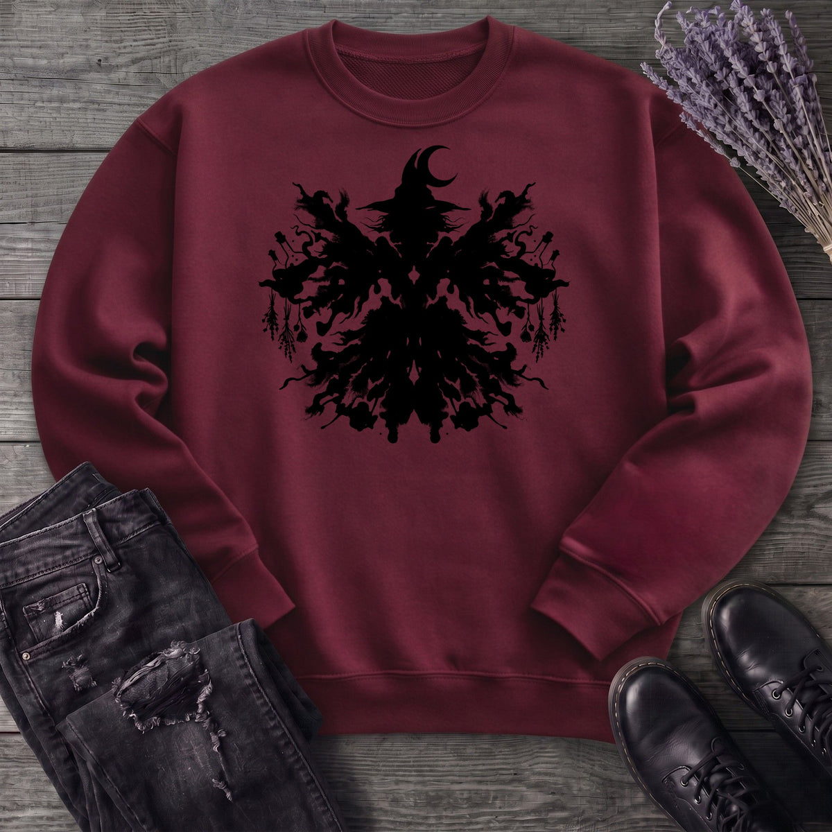 inkblot witch Sweatshirt