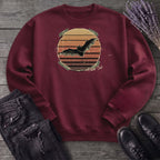 fade out grunge bat Sweatshirt