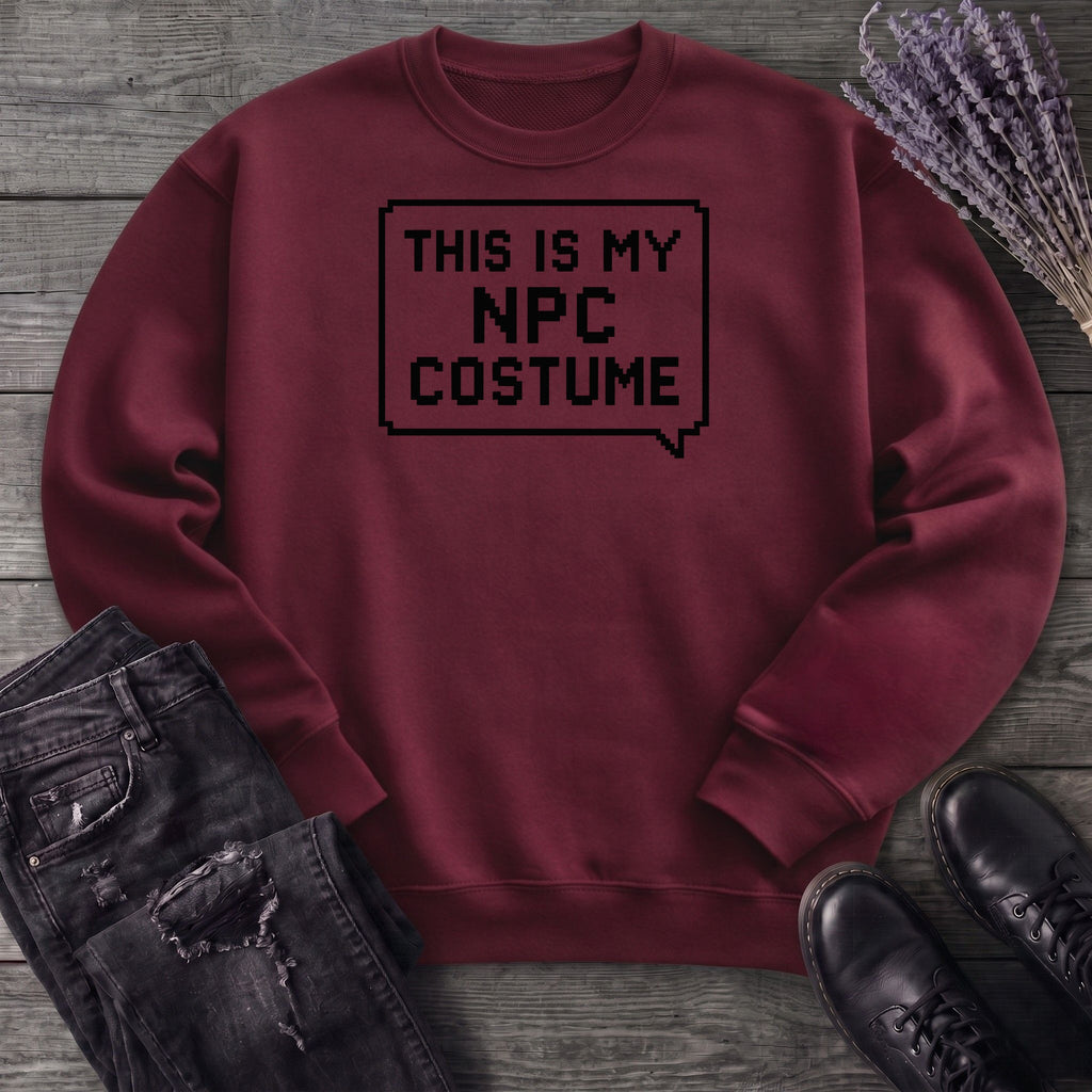 This Is My Npc Costume Sweatshirt