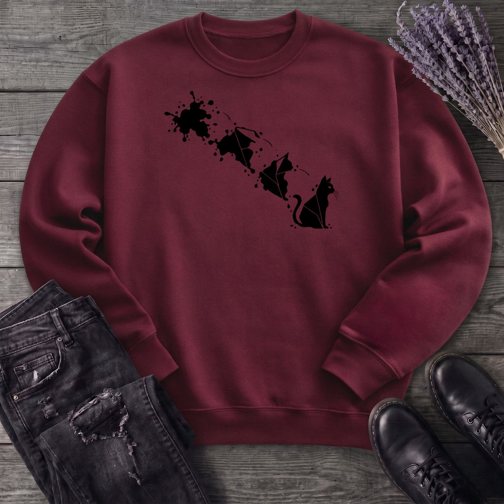 Inkblot Cat Sweatshirt