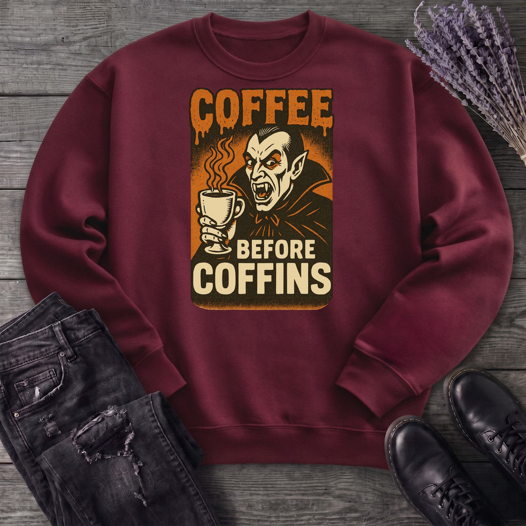 Coffee Before Coffins Sweatshirt