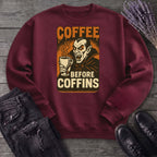 Coffee Before Coffins Sweatshirt