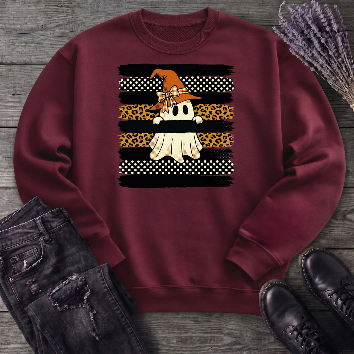 Boutique Witchy Ghost Sweatshirt