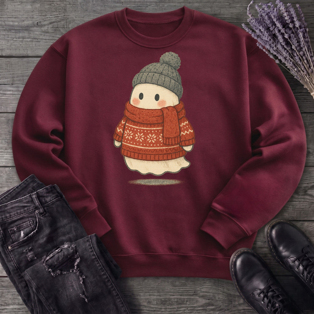 Christmas Sweater Ghost Sweatshirt