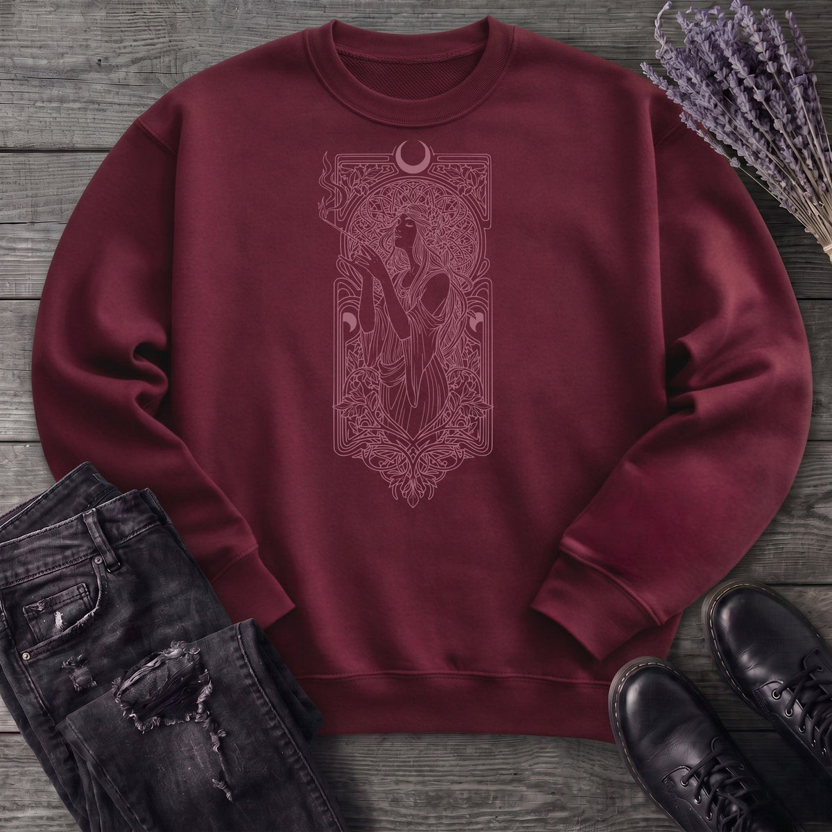 Art Nouveau Goddess Sweatshirt