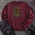 Crescent Moon Wildflowers Sweatshirt