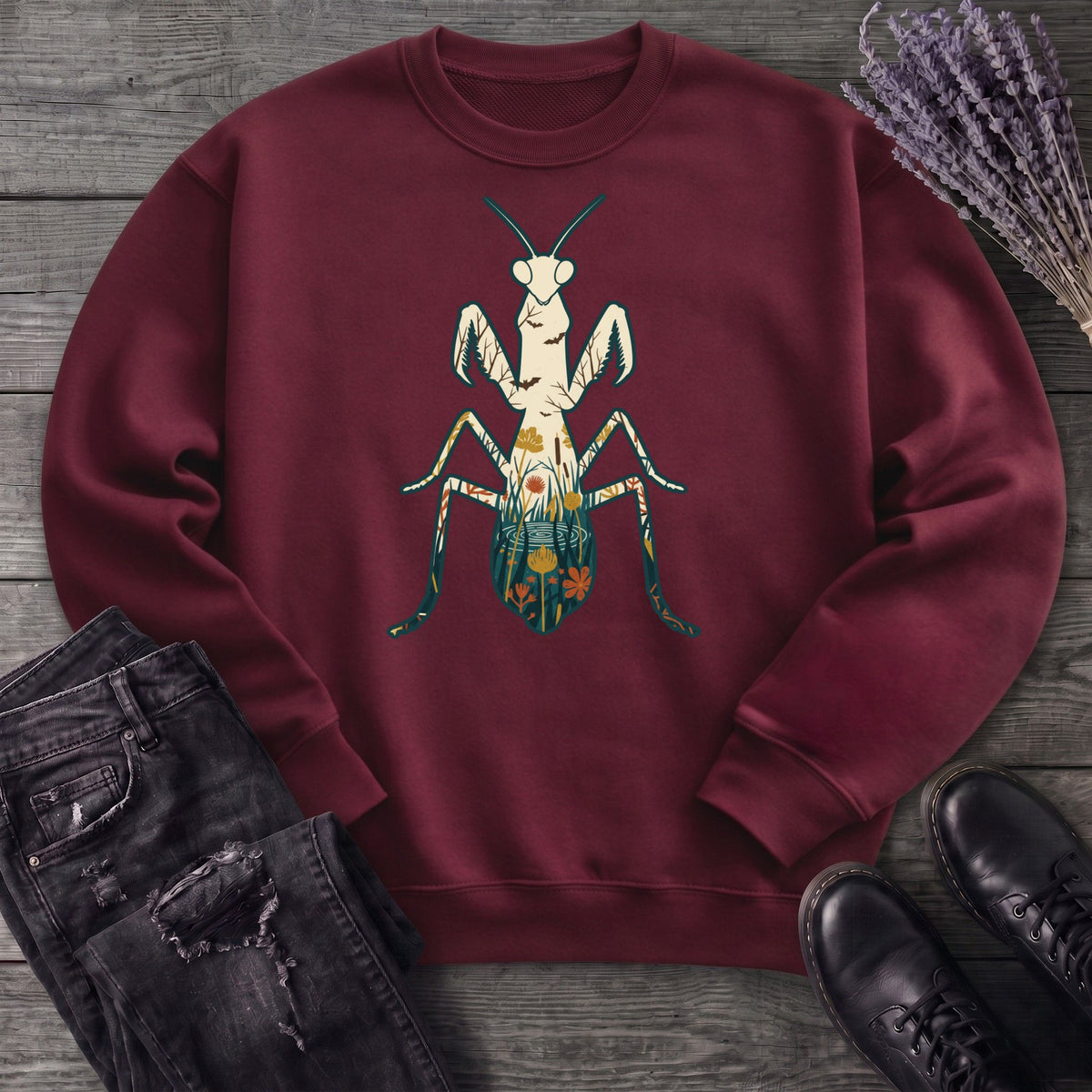 Mantis Silhouette Sweatshirt