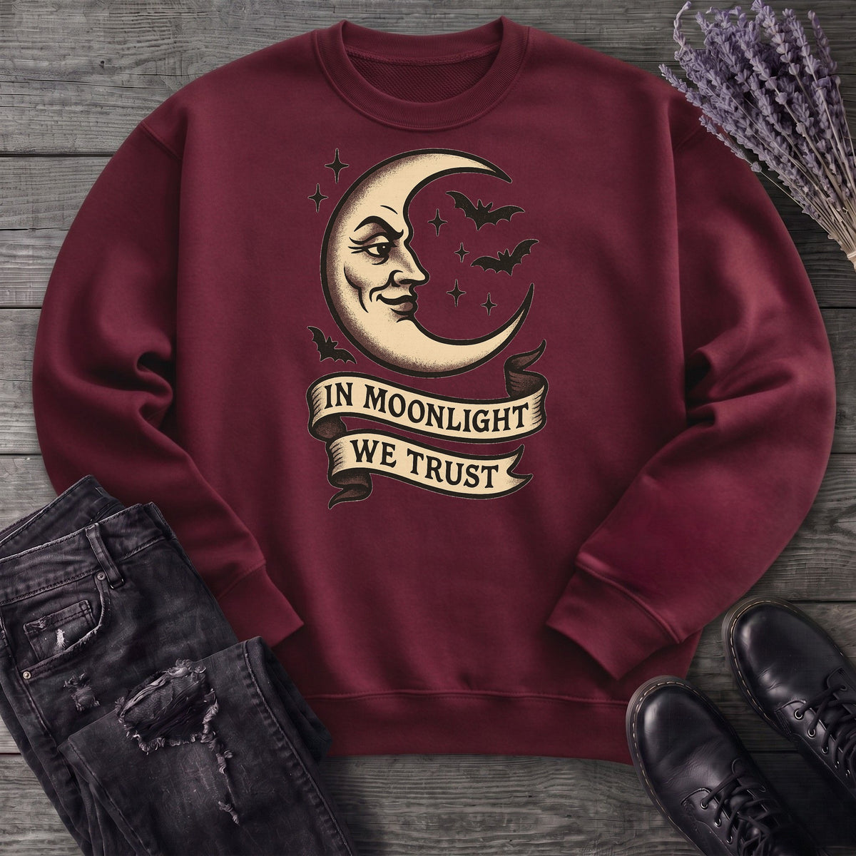 In Moonlight We Trust Sweatshirt
