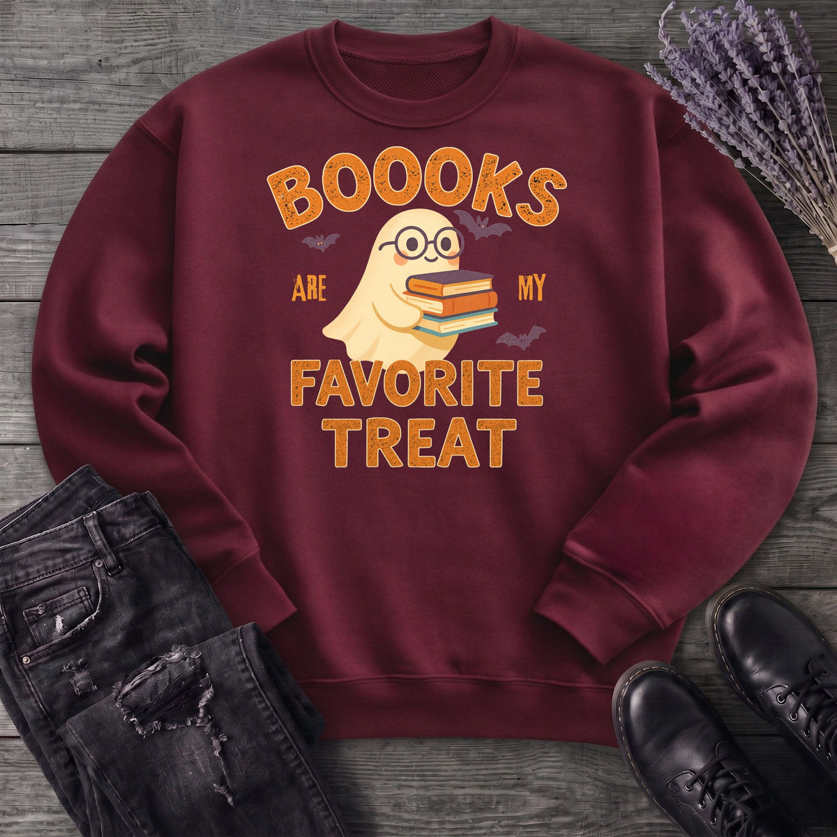 Books Are My Favorite Treats Sweatshirt