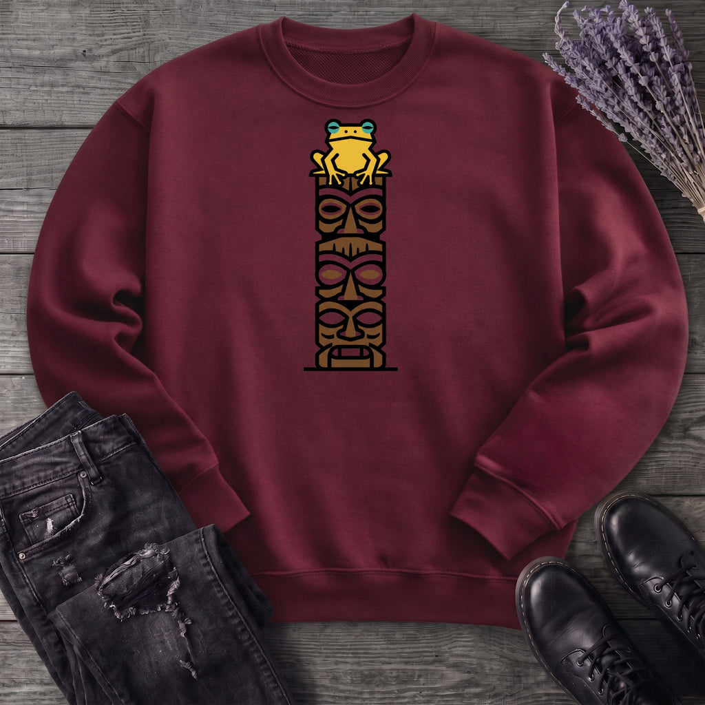 Tiki Tower Frog Sweatshirt