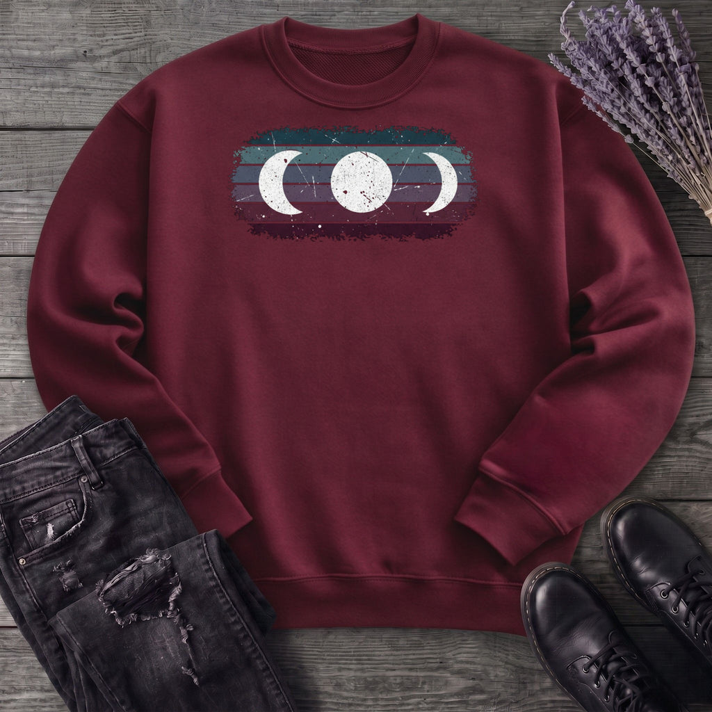 Grunge Moon Phase Trio Sweatshirt