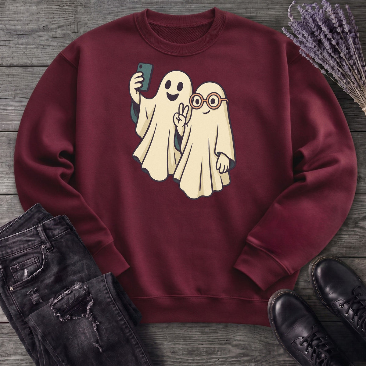 Selfie Ghosts Sweatshirt