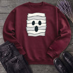 Fabric Strip Ghost Sweatshirt