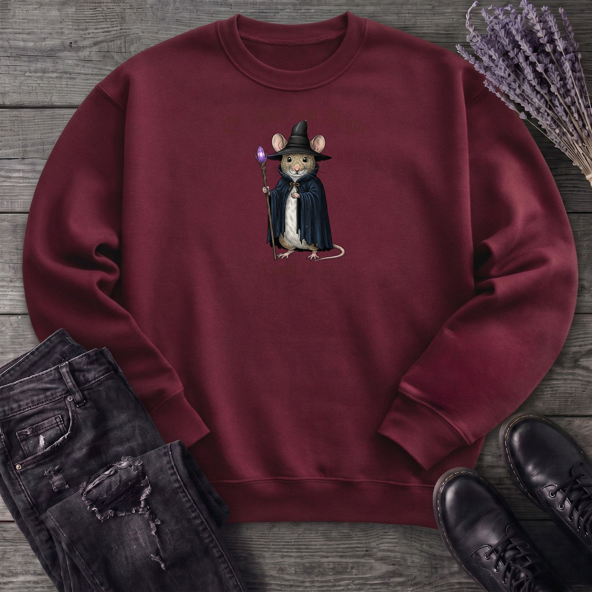 Mouse Witch Medieval Sweatshirt