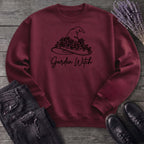 garden witch floral hat Sweatshirt