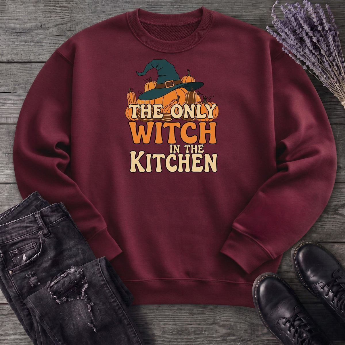 The Only Witch In The Kitchen Sweatshirt
