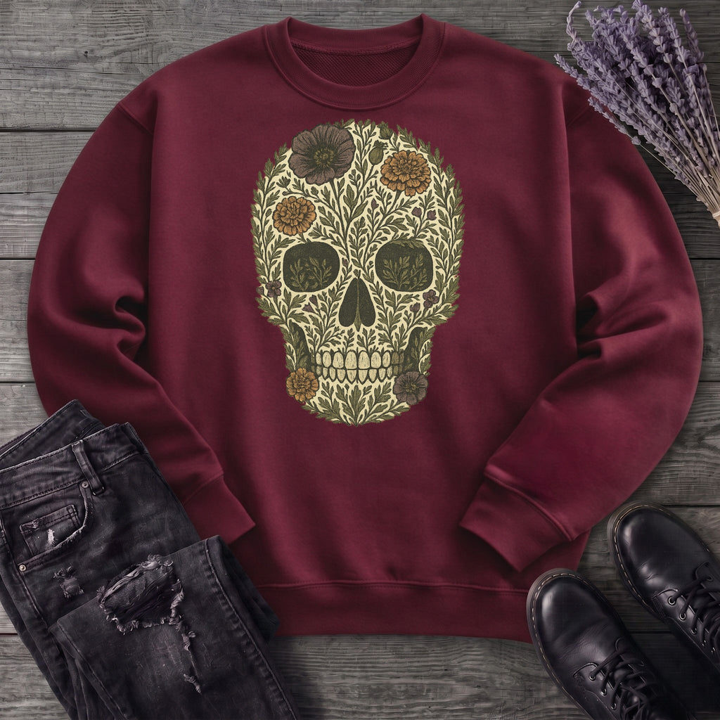 Wildflower Skull Sweatshirt
