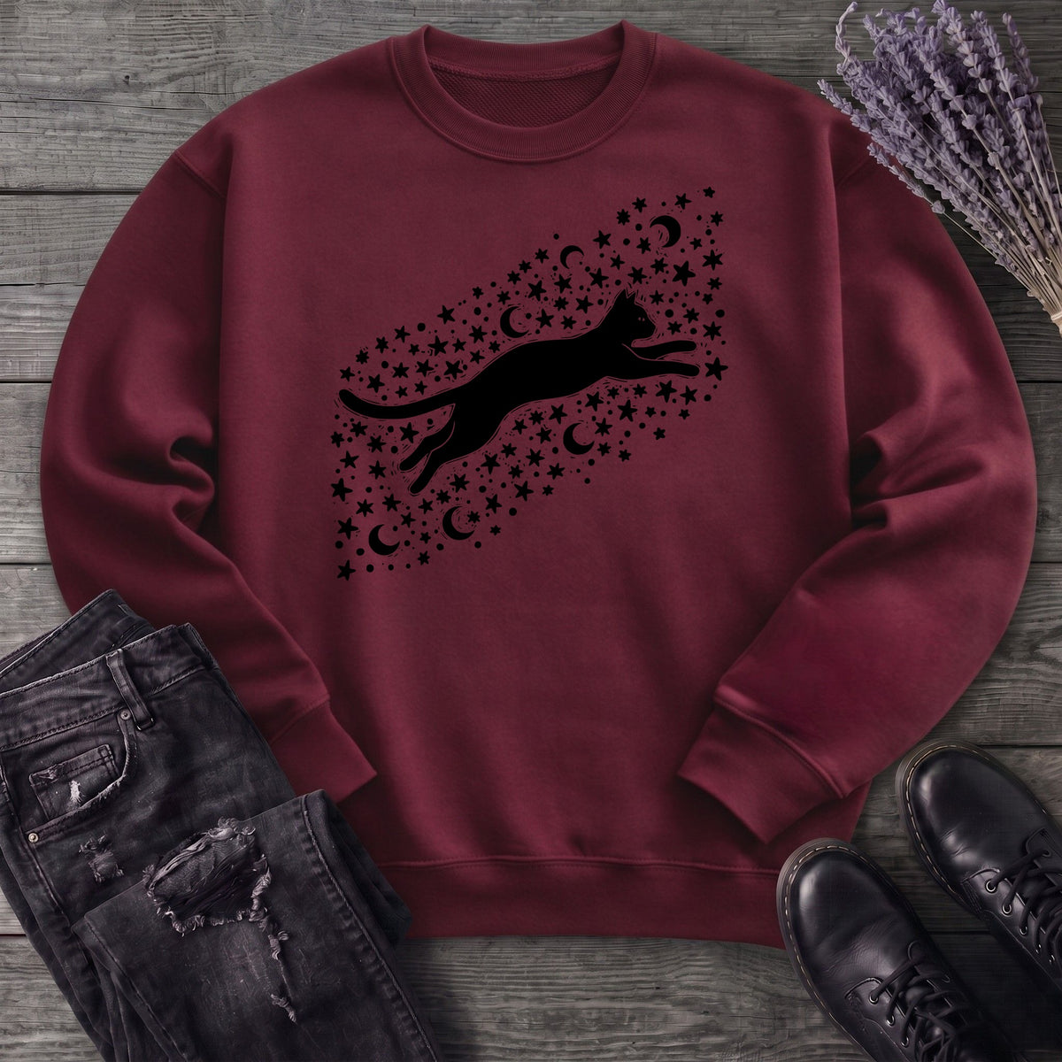 Celestial Cat Sweatshirt