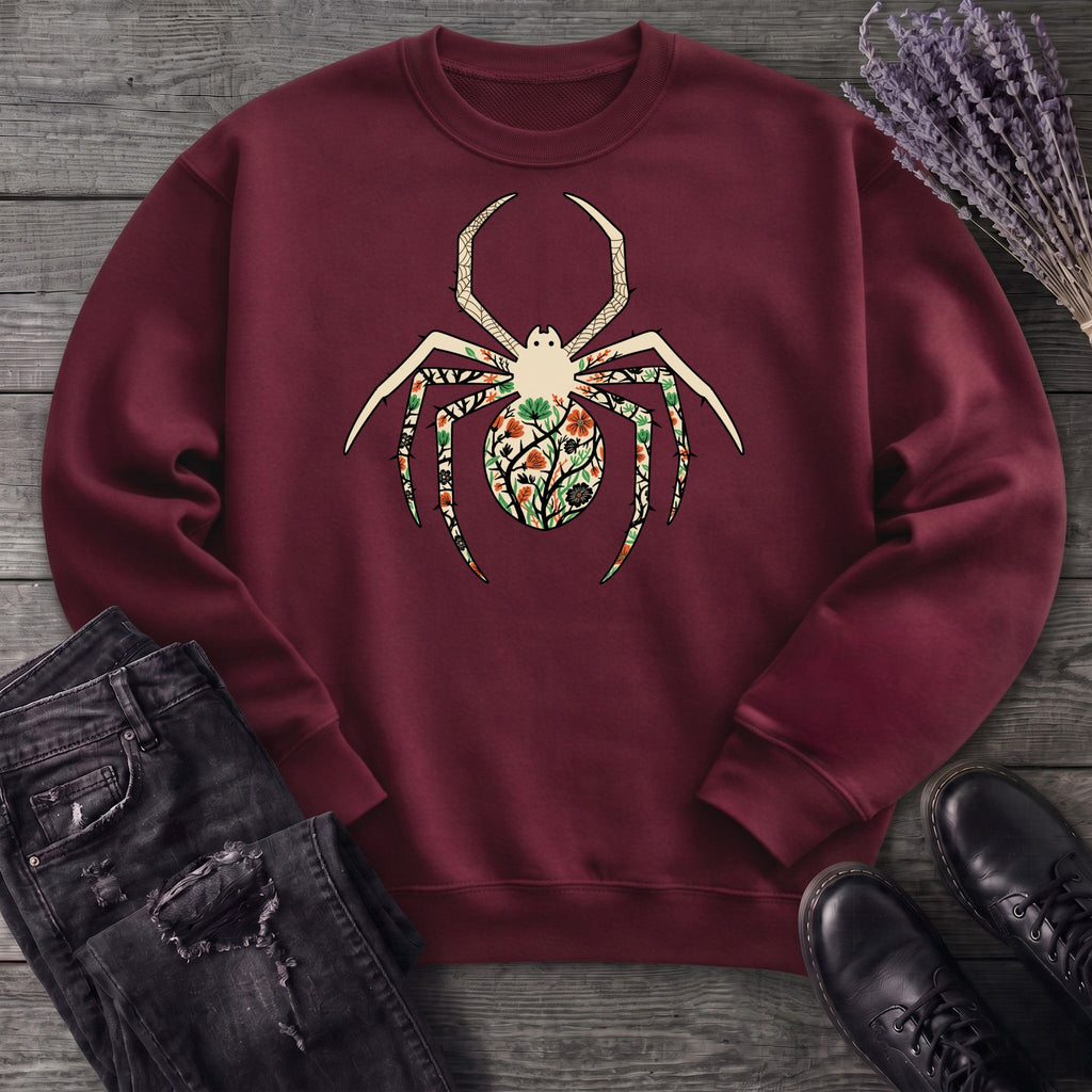 boho floral spider Sweatshirt